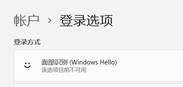 Win11更新22000.100后Windows Hello不